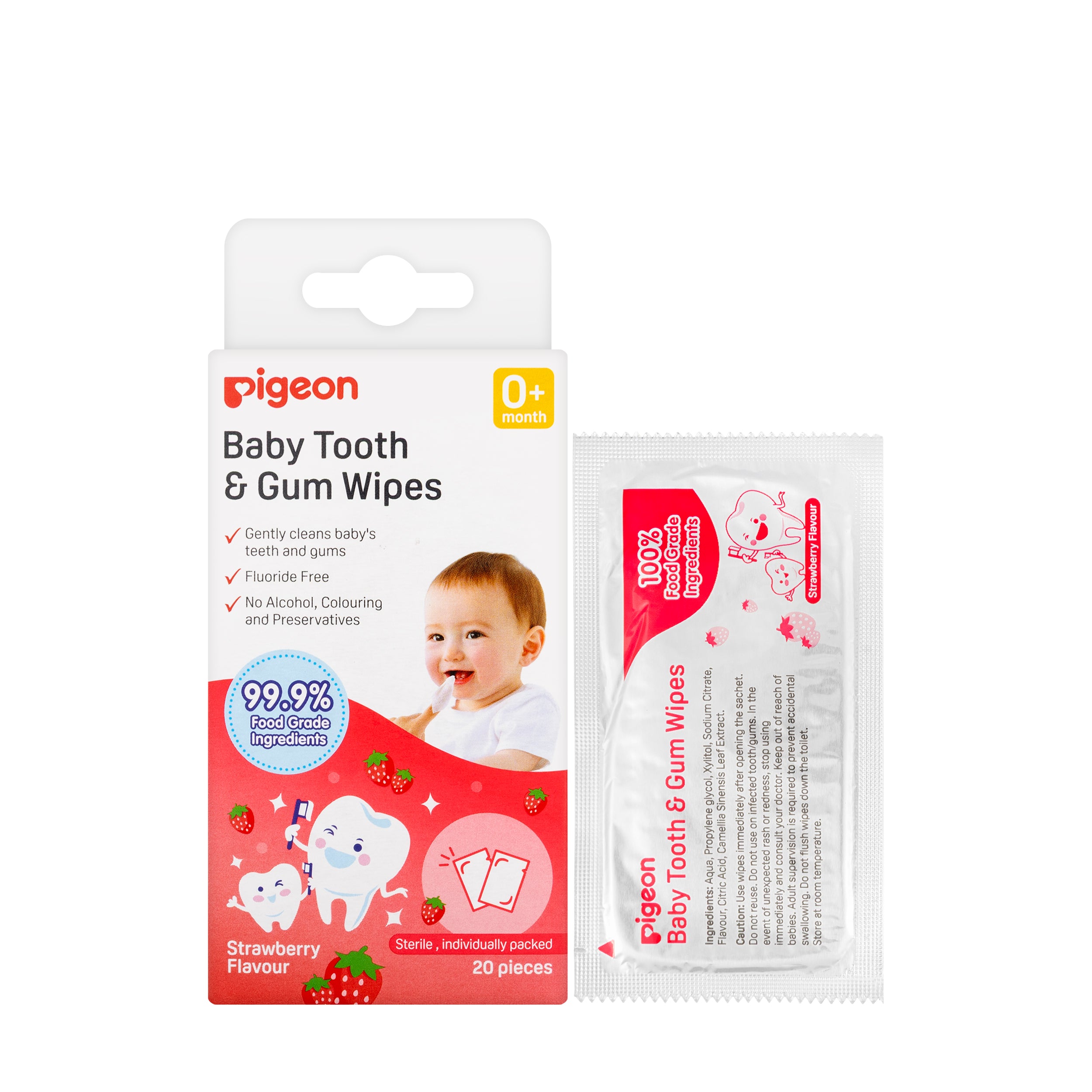 Pigeon Baby Tooth & Gum 0+ Months 20 Pieces