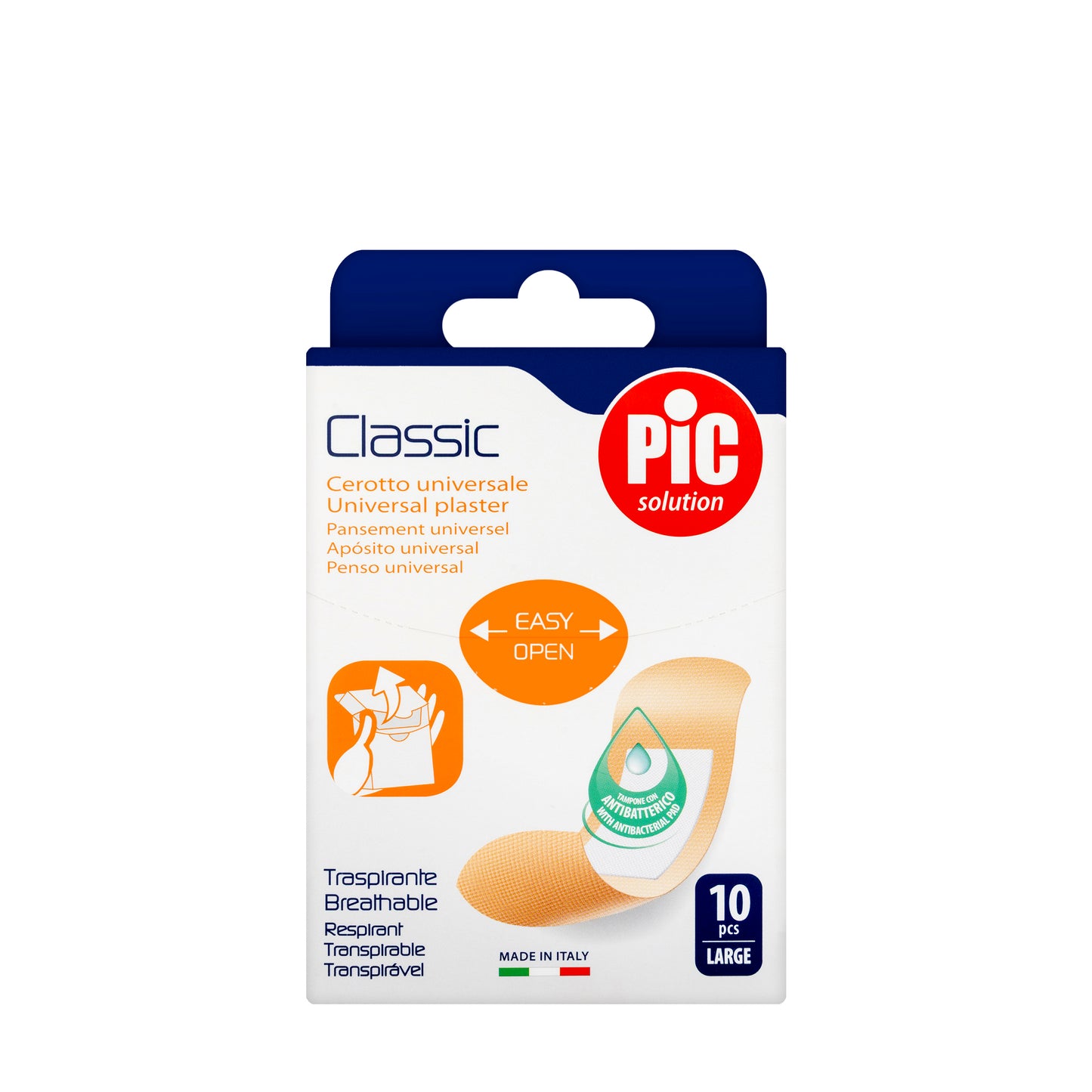 Pic Solution Classic Universal Plaster 25X72 Mm [Large]10 Pieces