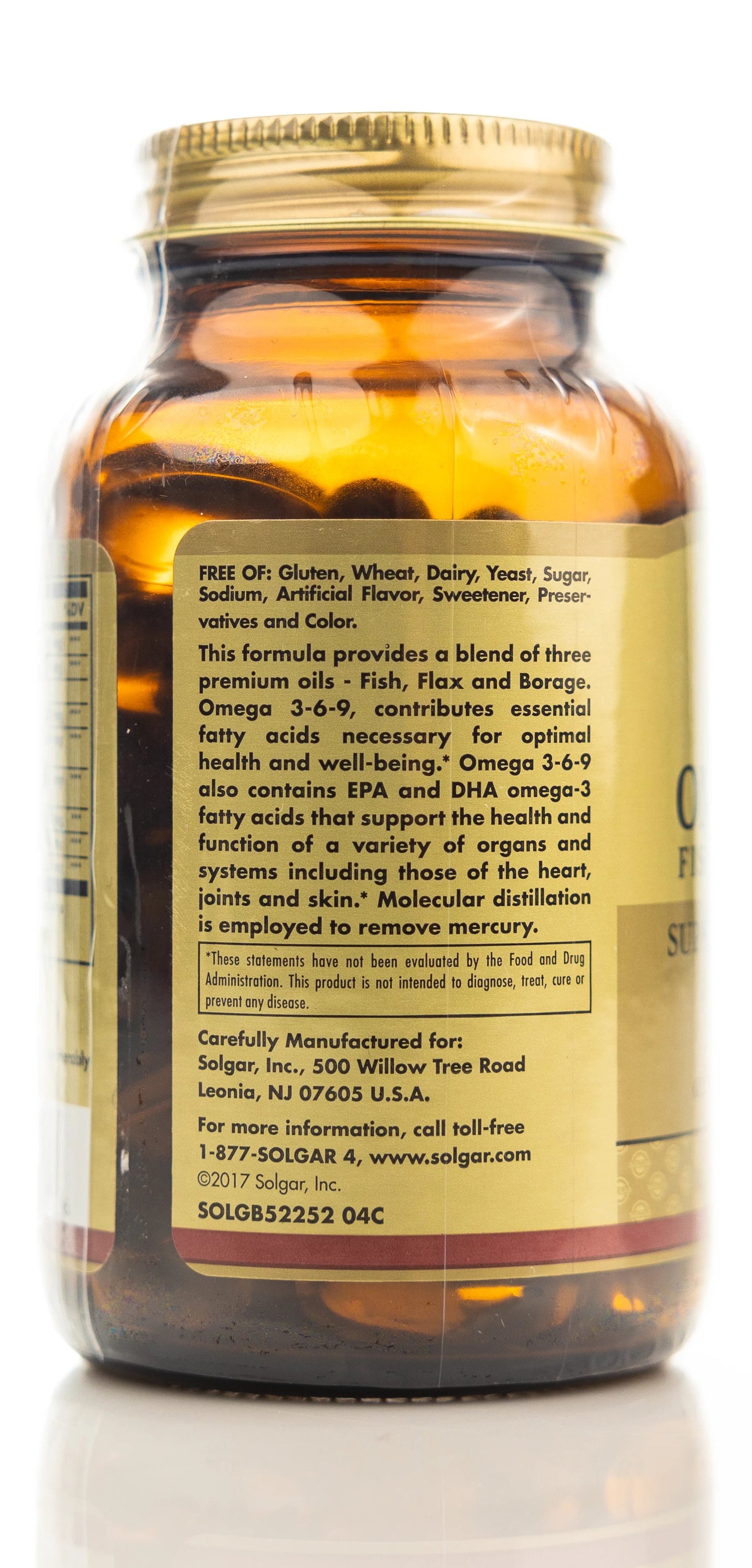 Solgar Omega 3-6-9 1300mg 60 Softgels