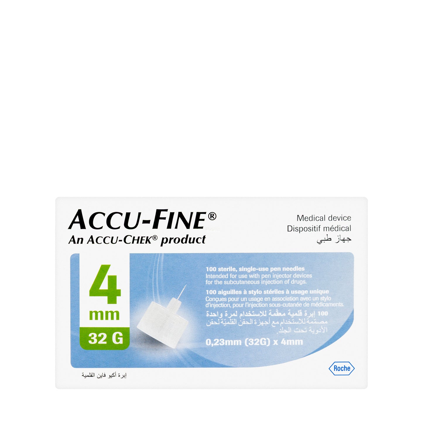 Accu Check Accu-Fine 4X0.23Mm [32G] 100 Pieces