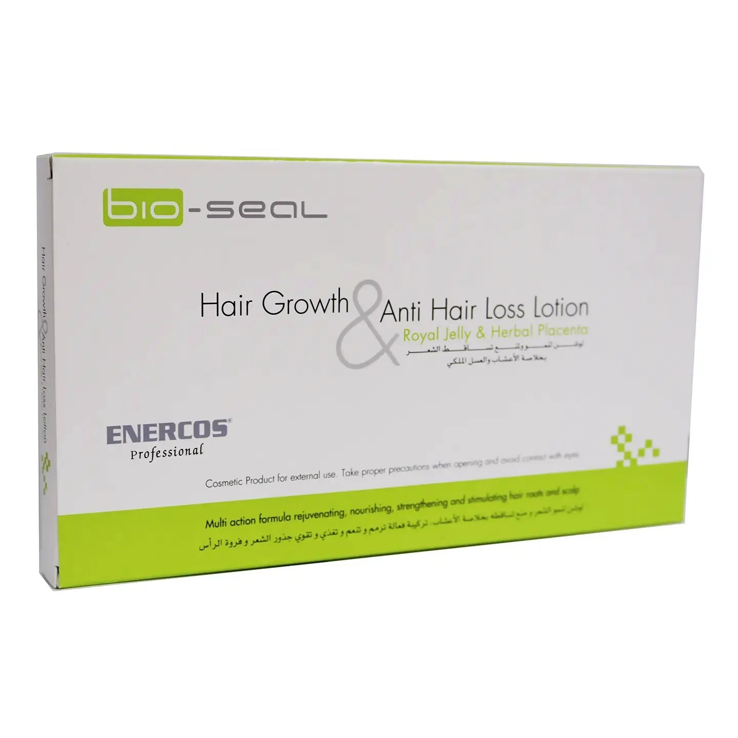 Bio-Seal Hair Growth & Anti Hair Loss Lotion with Royal Jelly & Herbal Placenta 12 Ampoules x 10 Ml
