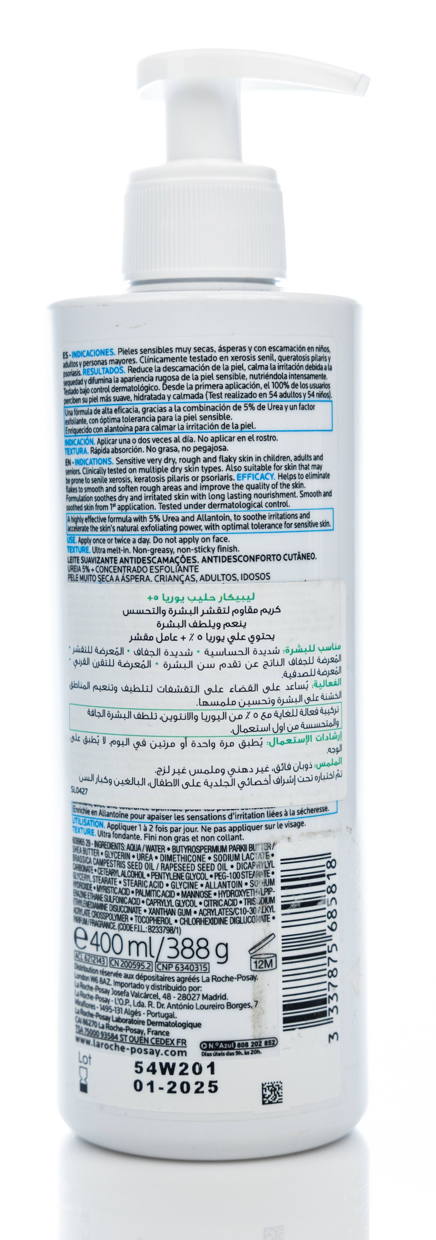 La Roche-Posay Lipikar Lait Urea 5+ Lotion 400 Ml