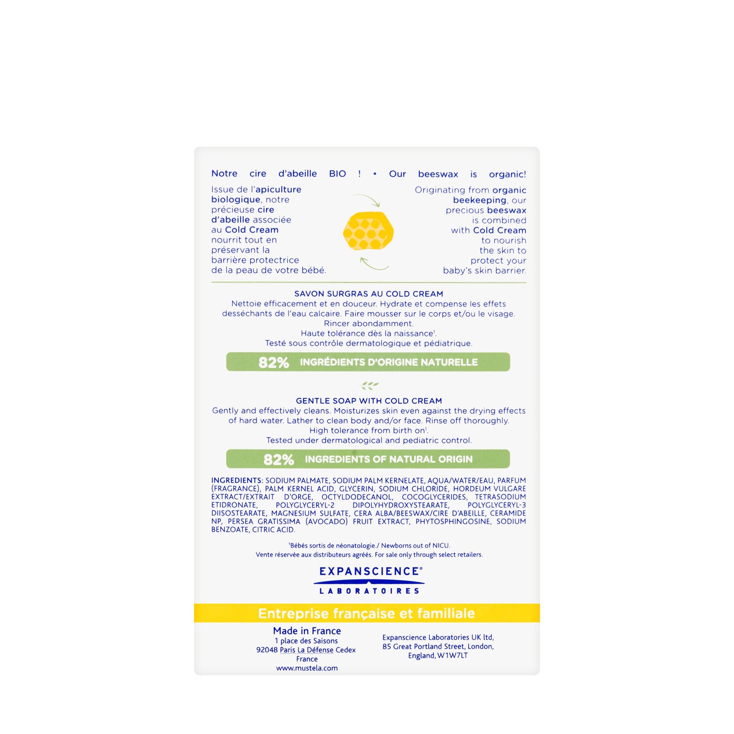 Mustela Gentle Soap With Cold Cream  100 Gm