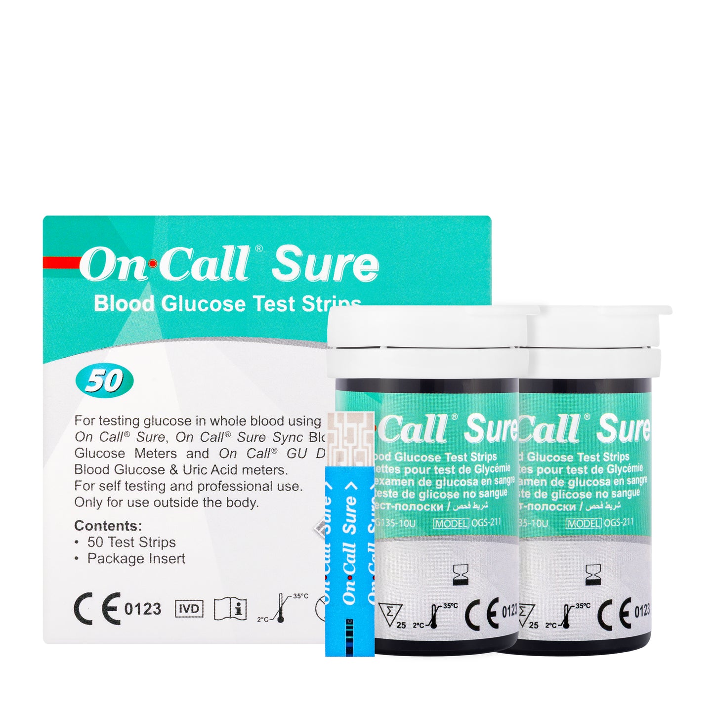 On Call Sure Glucose 50 Strips