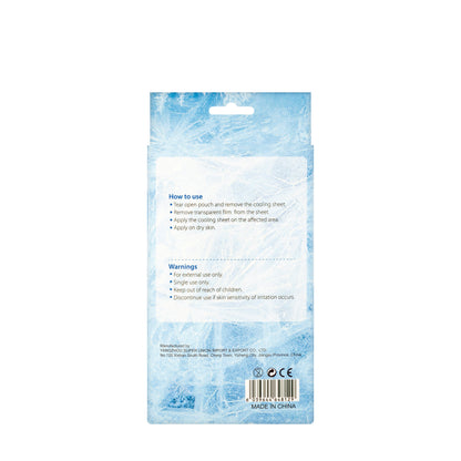 Sunmed Cooling Patch Sheet 6 Pieces