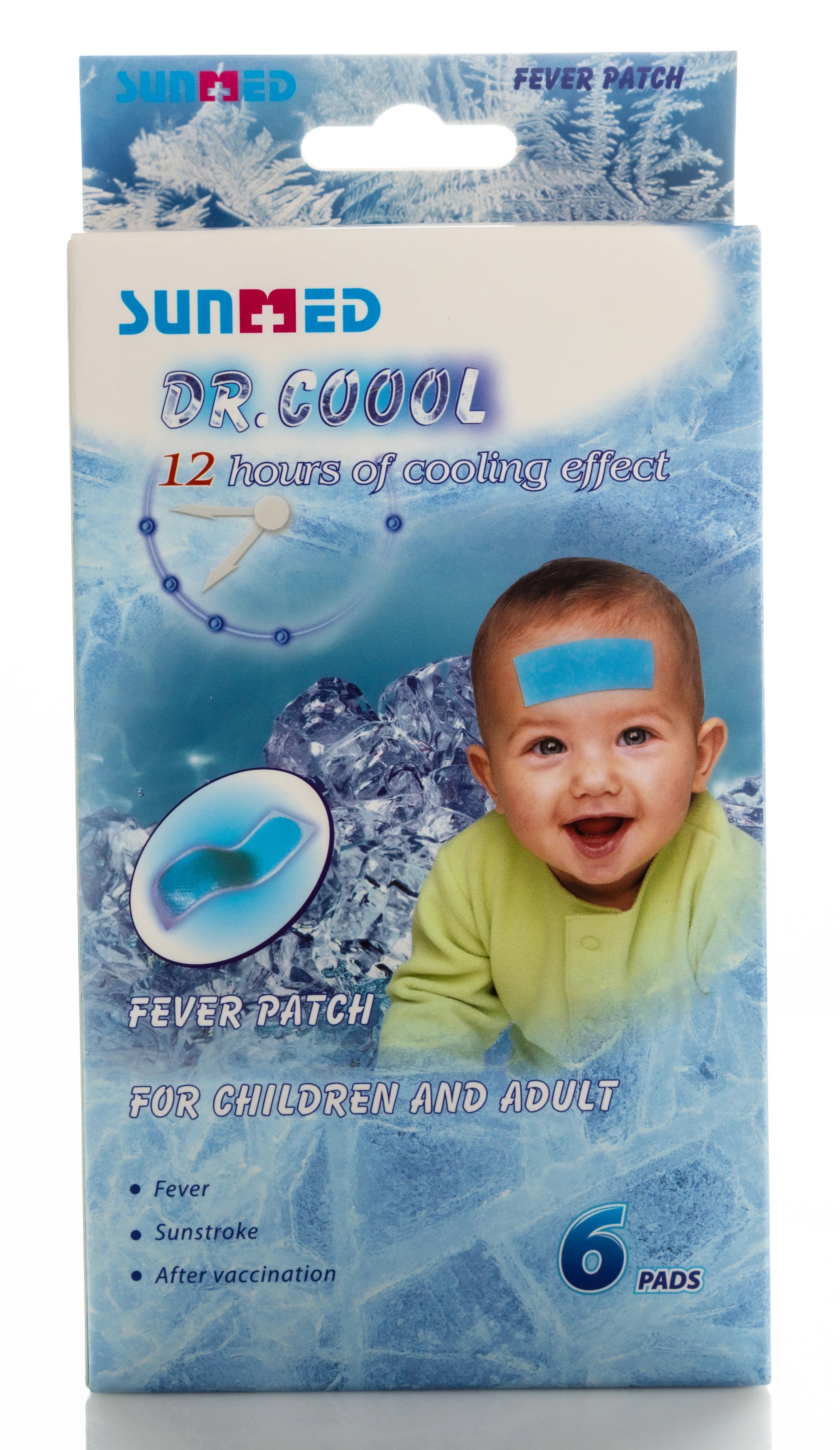 Qattan Med Cooling Patch Sheet 6 Pieces