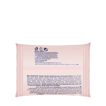 Johnson And Johnson Fresh Hydra [Normal Skin] Micellar Cleansing Wipes 25 Pieces