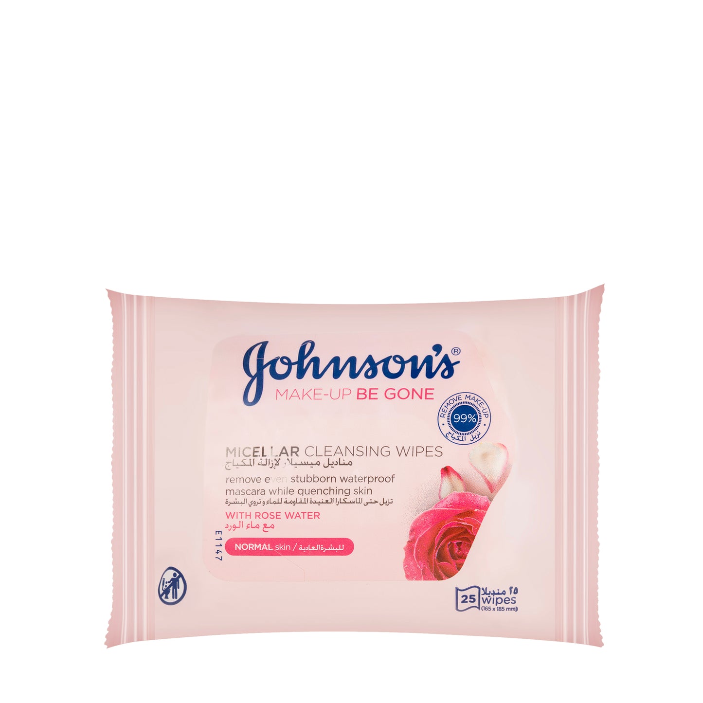 Johnson And Johnson Fresh Hydra [Normal Skin] Micellar Cleansing Wipes 25 Pieces
