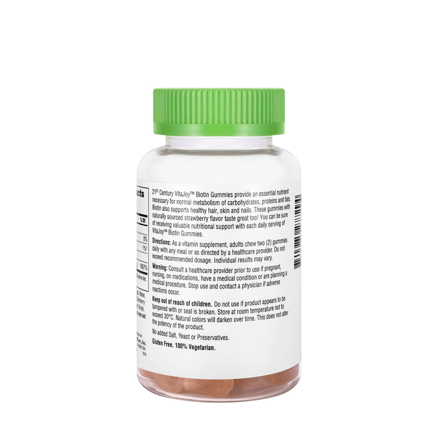 21 Century Vitajoy Biotin 5000 Mcg 60 Gummies