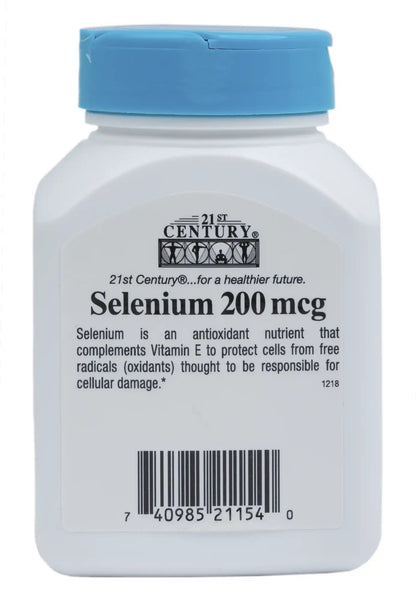 21 Century Selenium 200 Mcg 60 Capsule