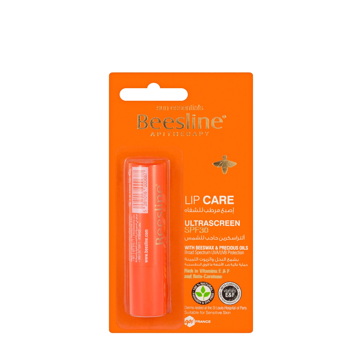 Beesline Lip Care Ultrascreen Spf 30+ 4 Gm