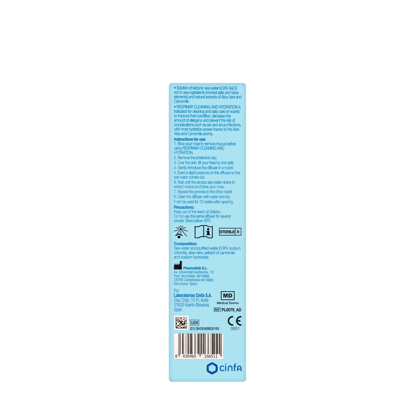 Respimar Cleansing & Hydration Nasal Spray 120Ml