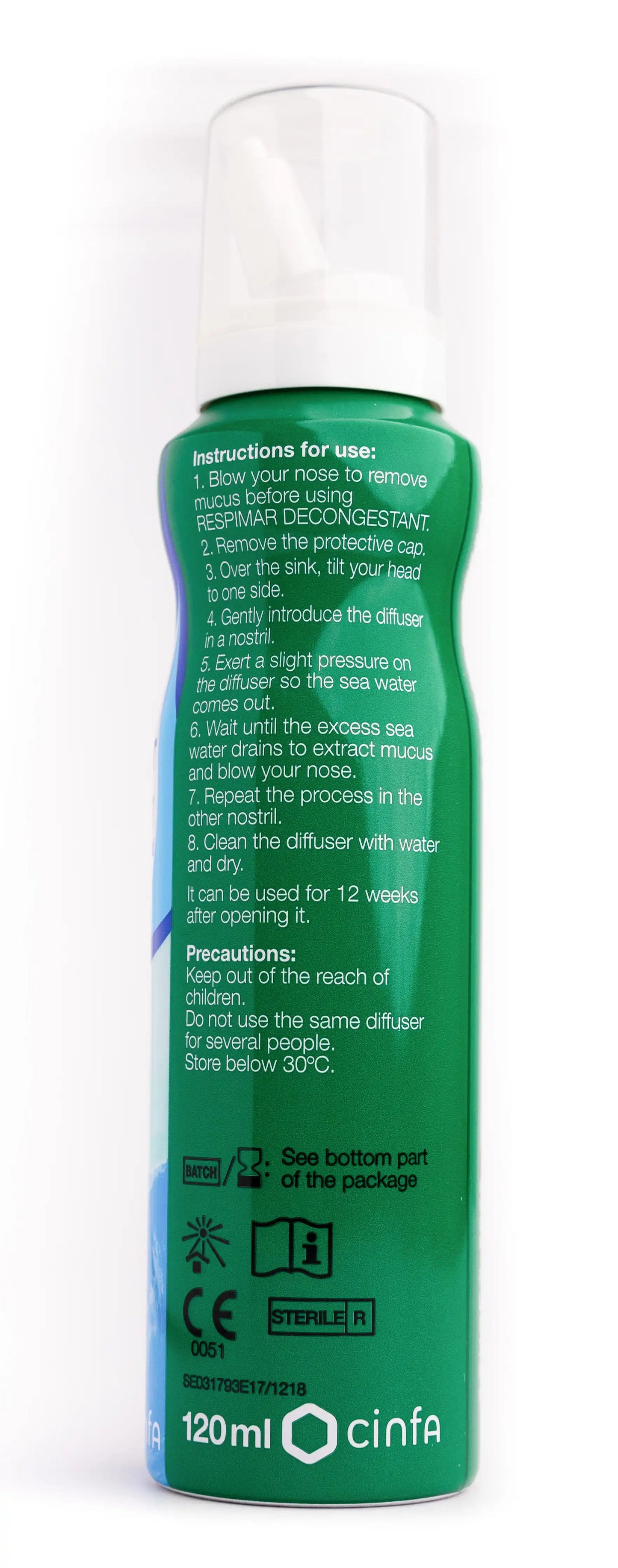 Respimar Decongestant Nasal Spray 120Ml