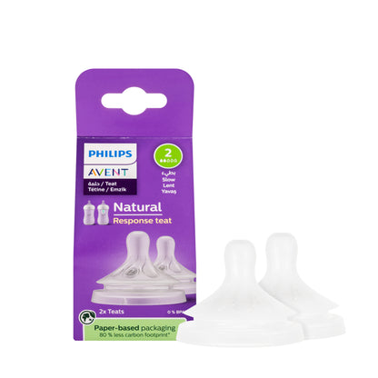 Avent [041/27] 853 Natural Teats 0M+ 2 Pieces
