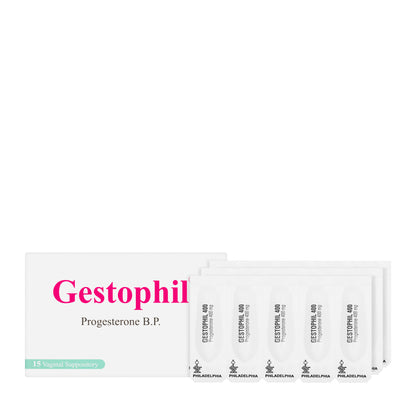 Gestophil Vaginal Suppositories 15Pieces