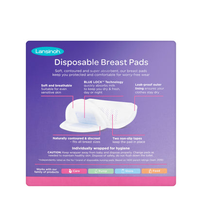 Lansinoh Disposable Breast Pads 24 Pieces [T0516]