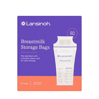 Lansinoh Breast Milk Storage Bags 50 Pieces [T0120]