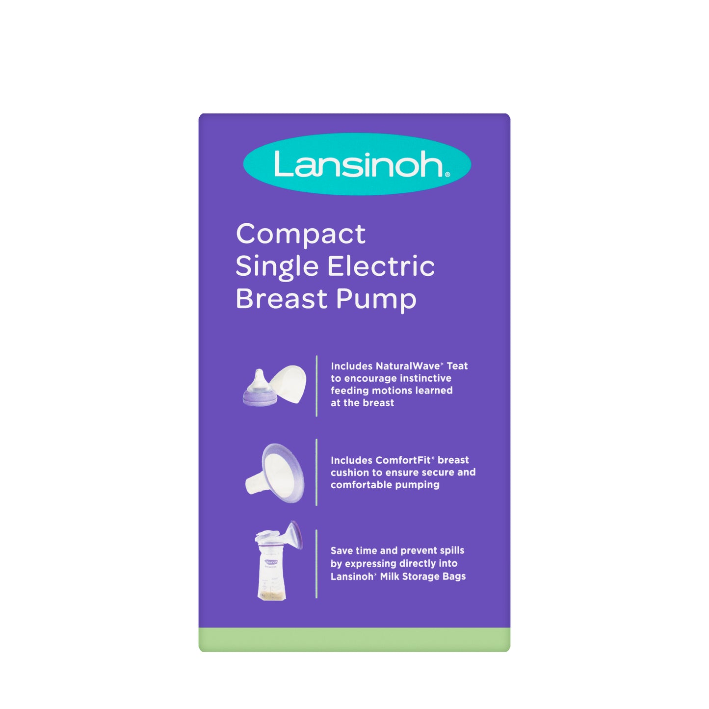 Lansinoh Compact Single Electric Breast Pump [14350]
