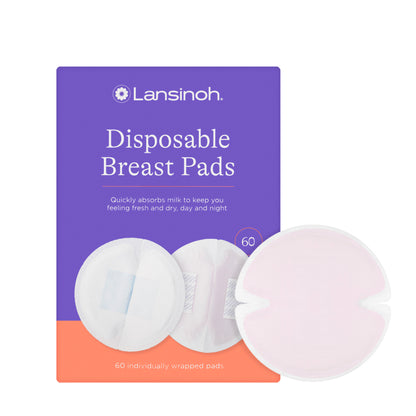 Lansinoh Disposable Breast Pads 60 Pieces [T0920]