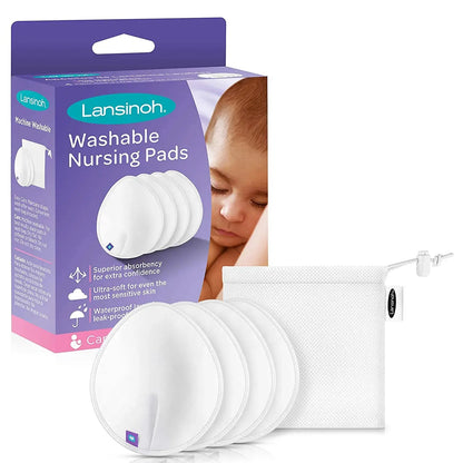 Lansinoh Washable Nursing Pads 4 Pieces [T0719]