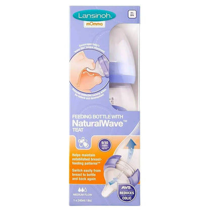 Lansinoh Plastic Feeding Bottle 240 Ml