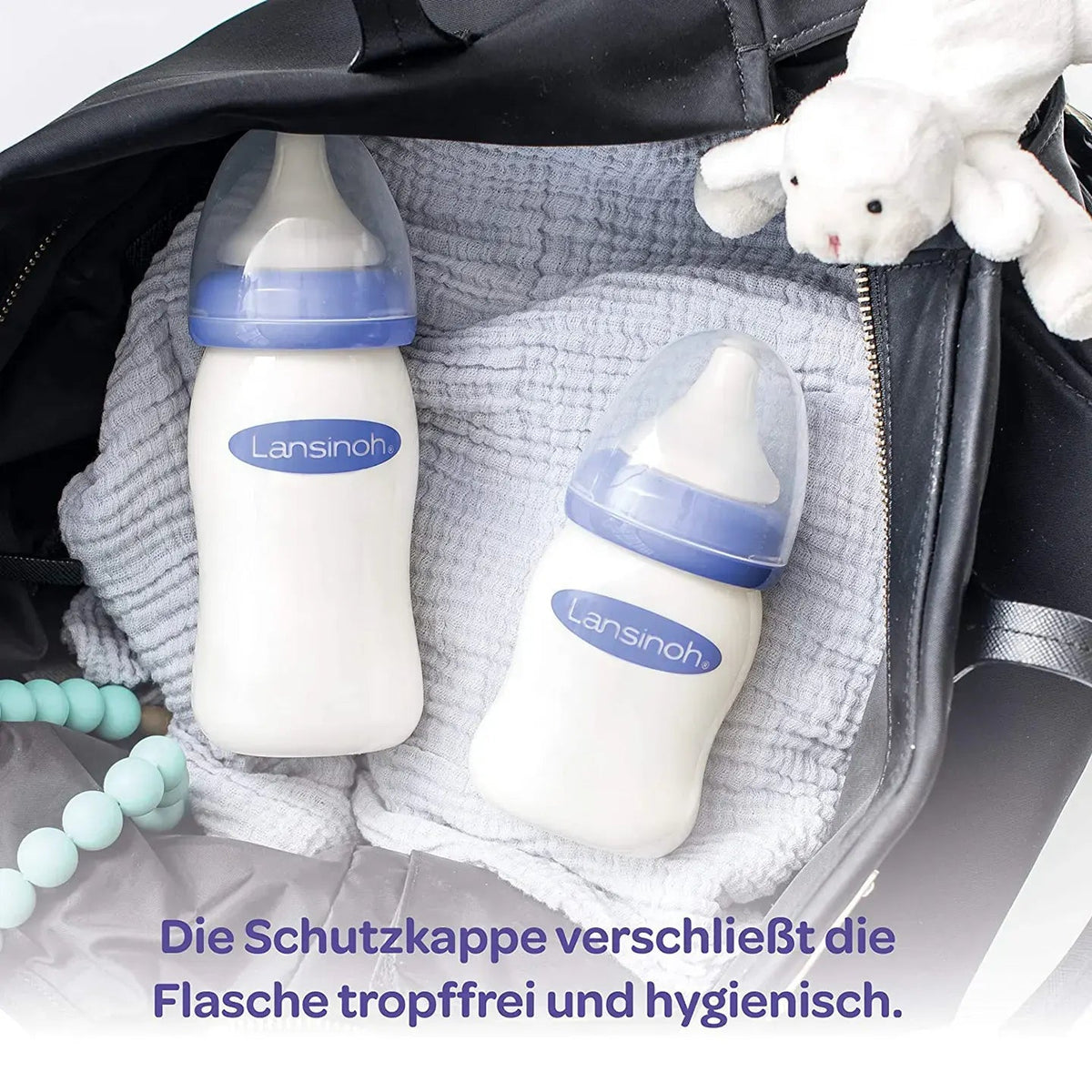 Lansinoh Glass Feeding Bottle 160 Ml