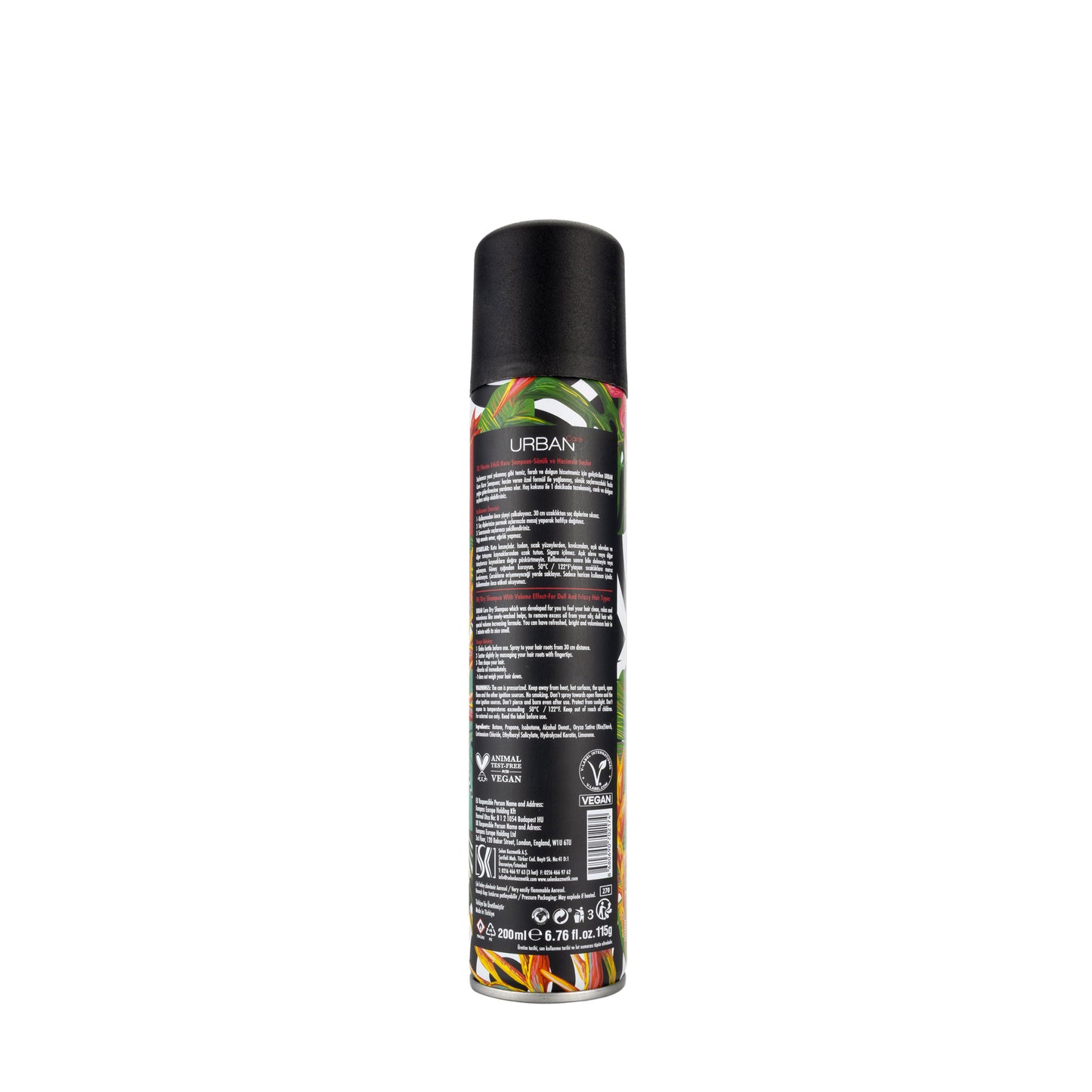 Urbancare Dry shampoo [ Volume ] 200 Ml