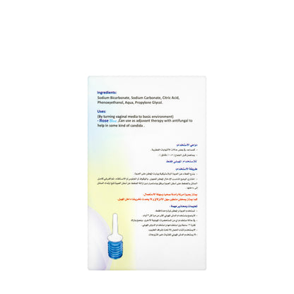 Rose Blue Baking Soda Vaginal Wash 2X125Ml
