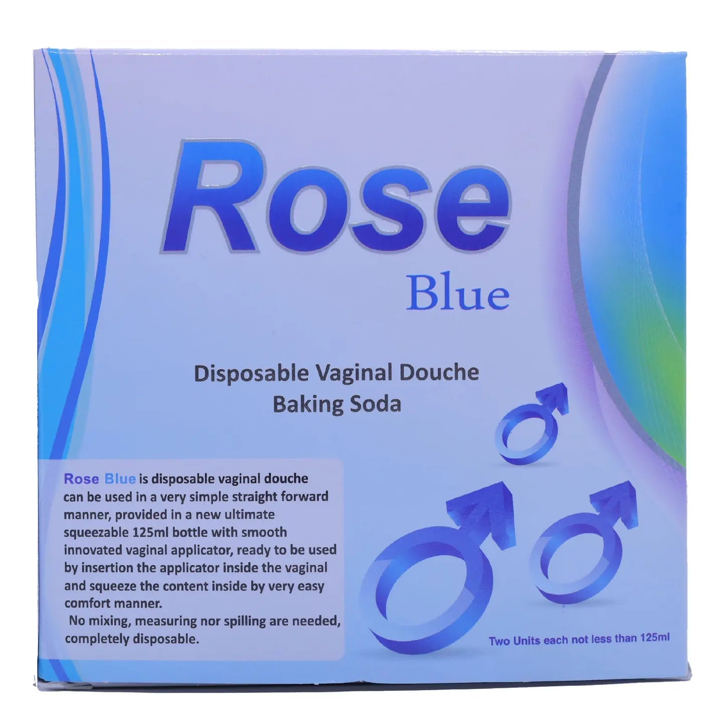 Rose Blue Baking Soda Vaginal Wash 2X125Ml