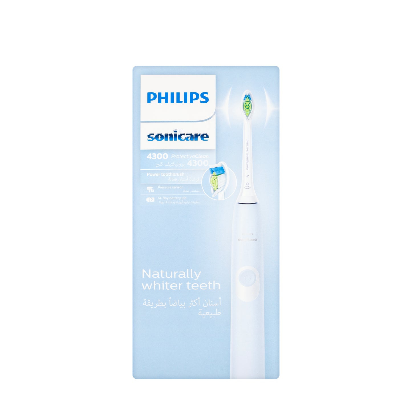 Philips Sonicare 4300 Protective Clean Electric Toothbrush-White [Hx6803/26]