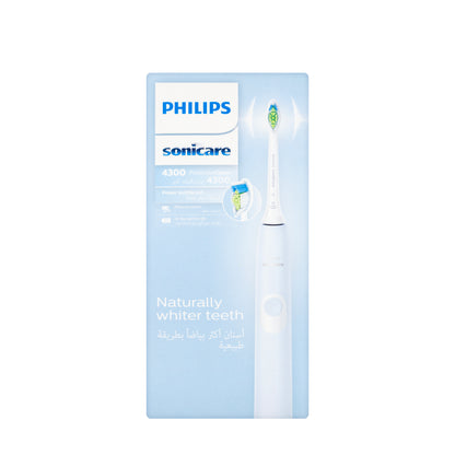 Philips Sonicare 4300 Protective Clean Electric Toothbrush-White [Hx6803/26]