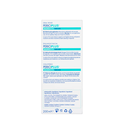 Curaprox Perioplus Balance [Chlorohexedine 0.05%] Mouthwash  200 Ml