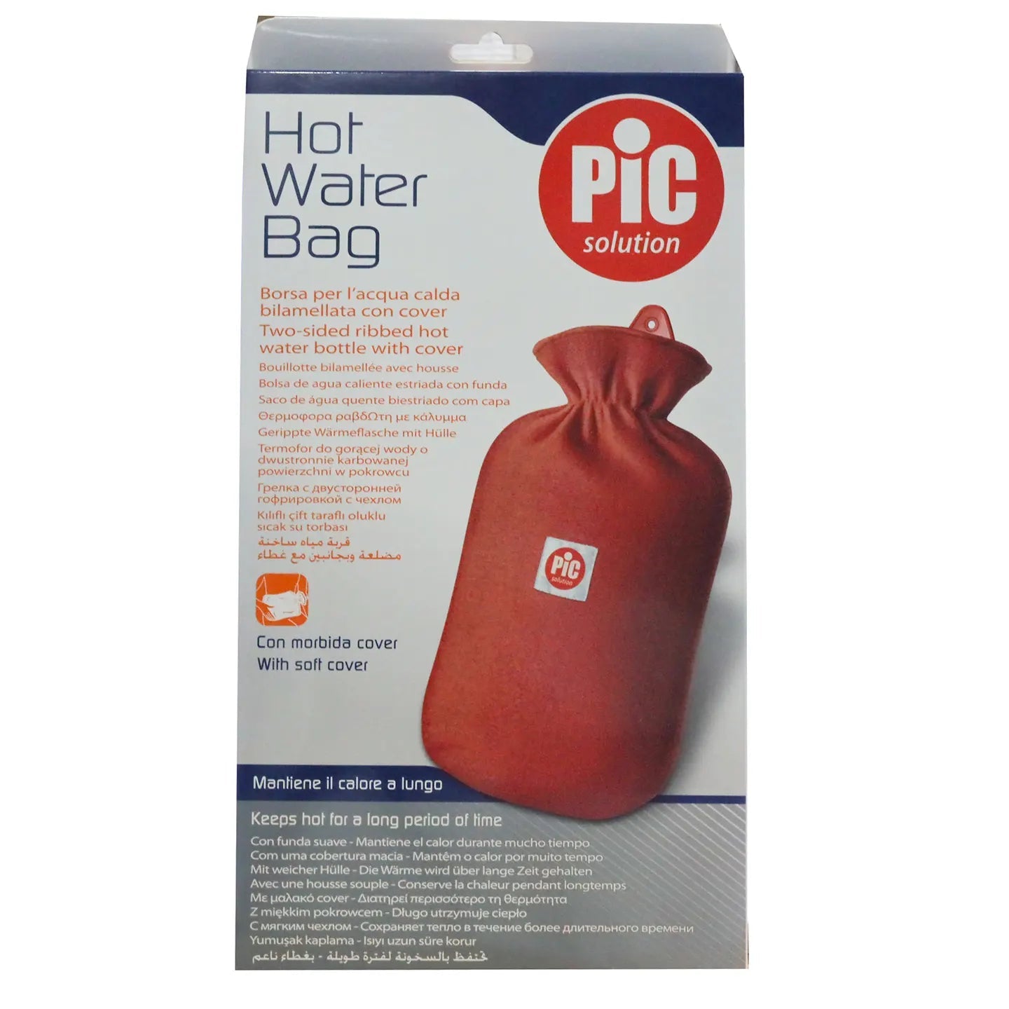 Pic Solution Hot Water Bag With cover [Big Size]