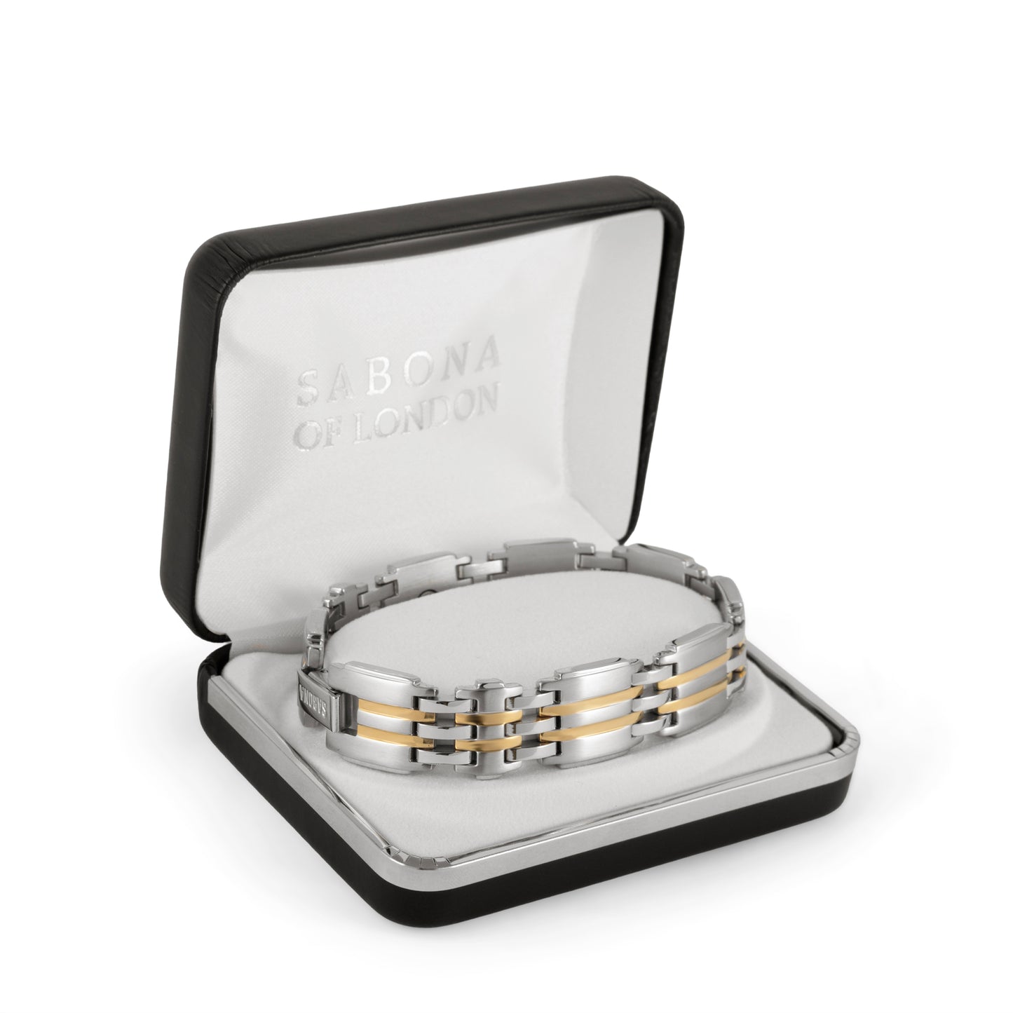 Sabona 354 Executive Class Duet Magnetic Bracelet [Large]