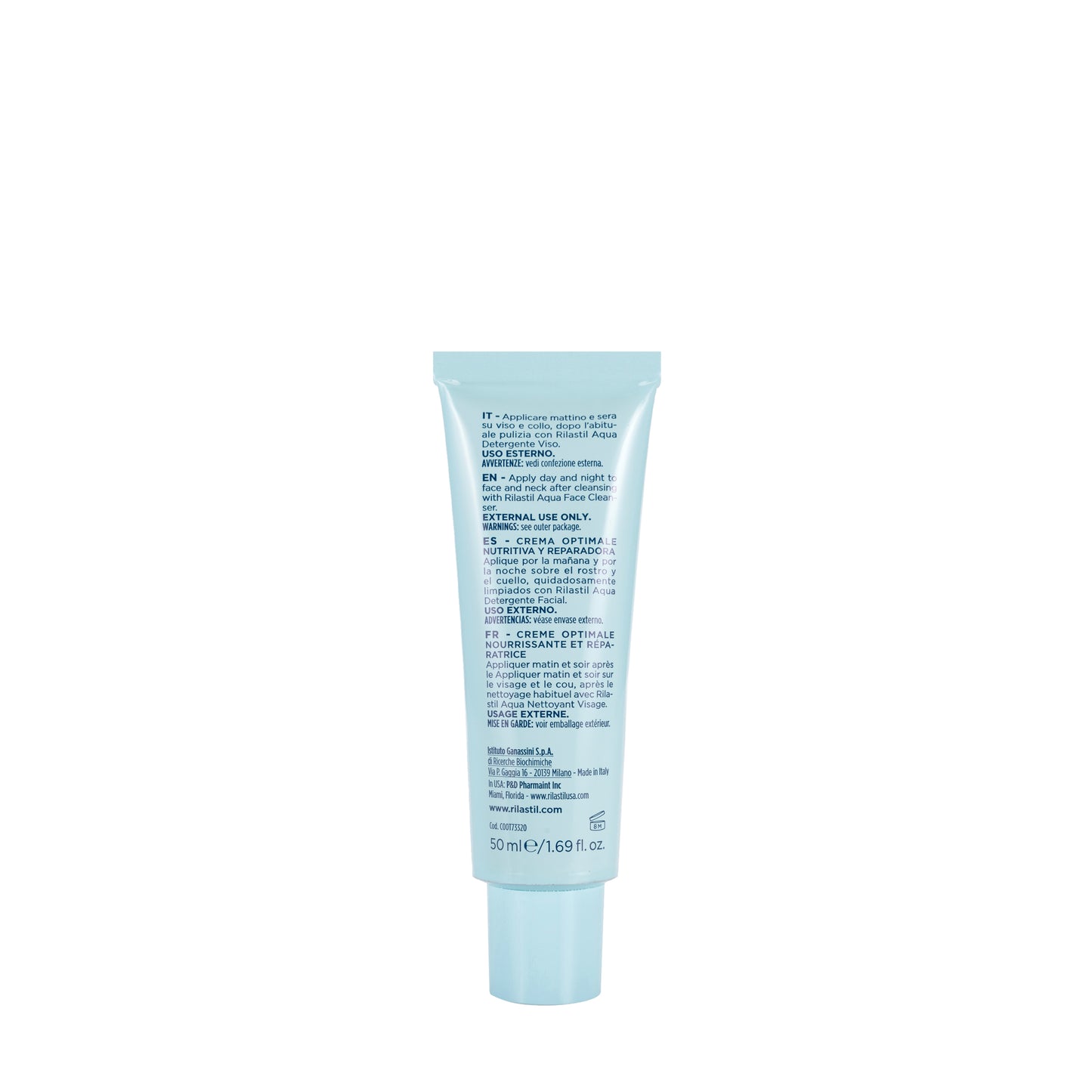 Rilastil Aqua Optimale Rich Moisturizing Cream 50 Ml