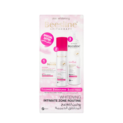 Beesline Whitening Intimate Zone Routine (Special Offer Set – Cleanser, Cream & Deodorant)