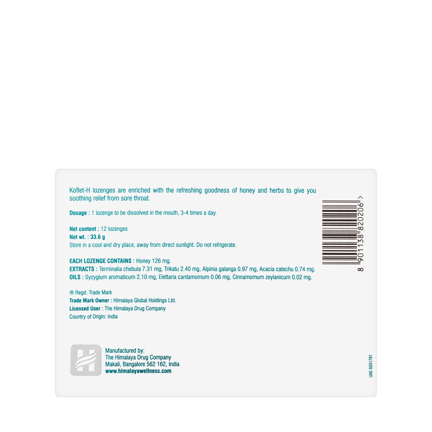 Koflet-H[Orange] 2X6 Lozenges
