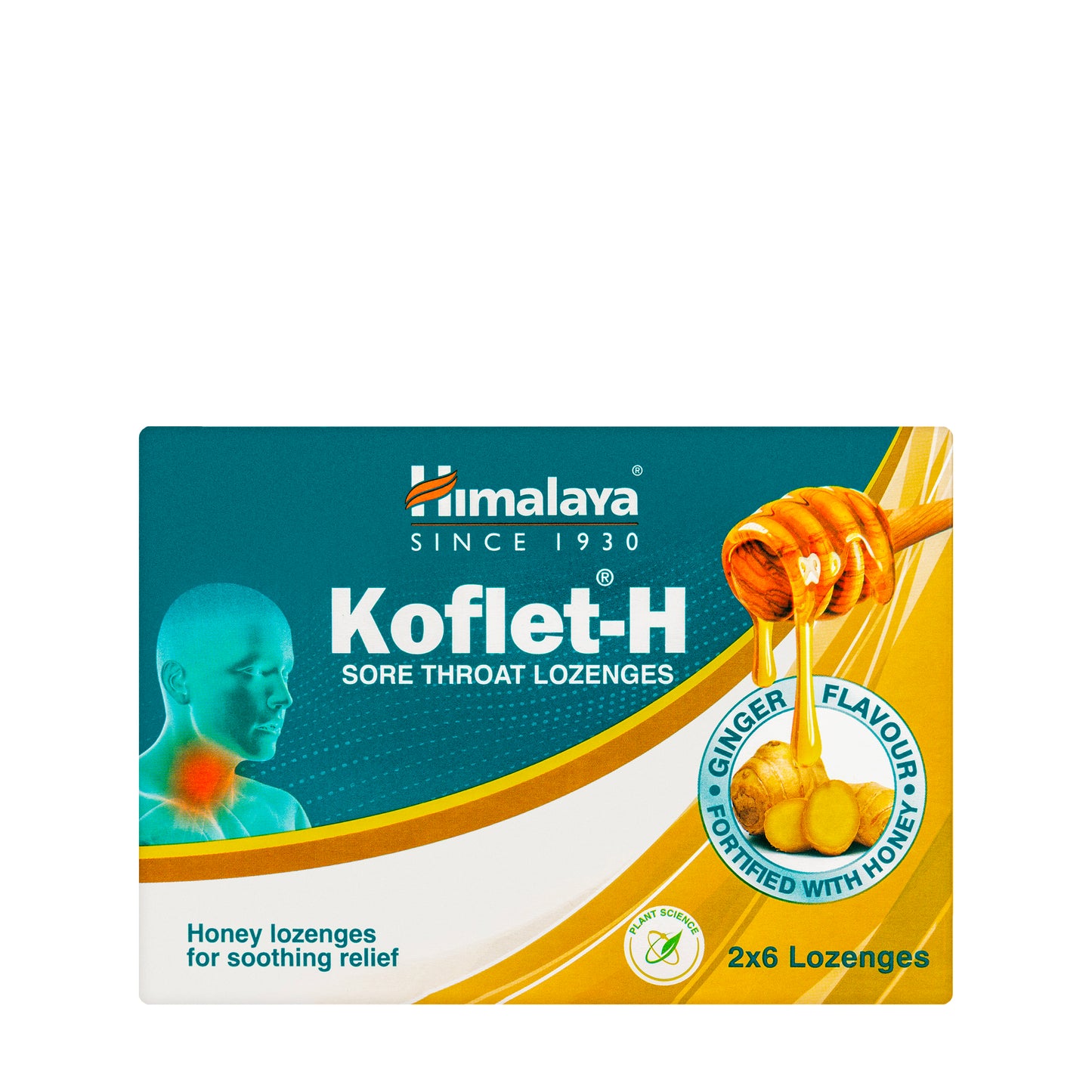 Himalaya Koflet-H Ginger 12 Lozenges