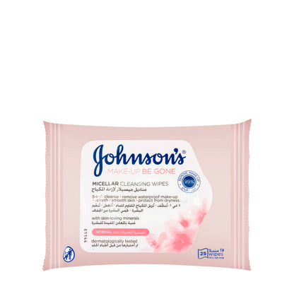 Johnson And Johnson Micellar Refresh [Normal Skin] 25 Wipes [5In1]