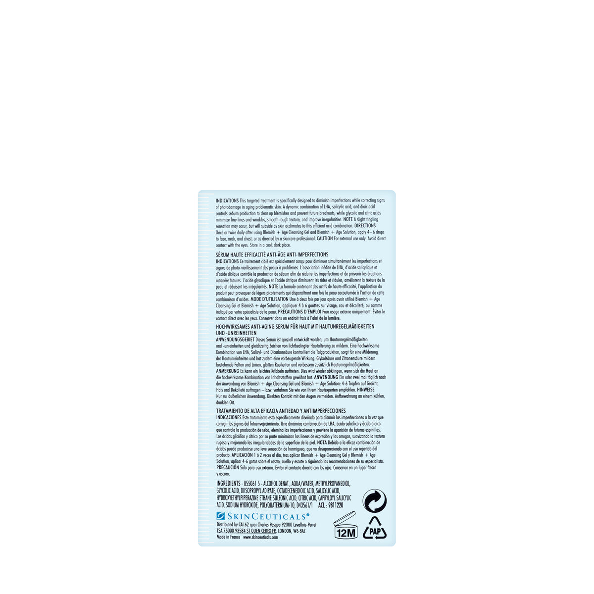 SkinCeuticals Correct Blemish + Age Defense serum 30 Ml
