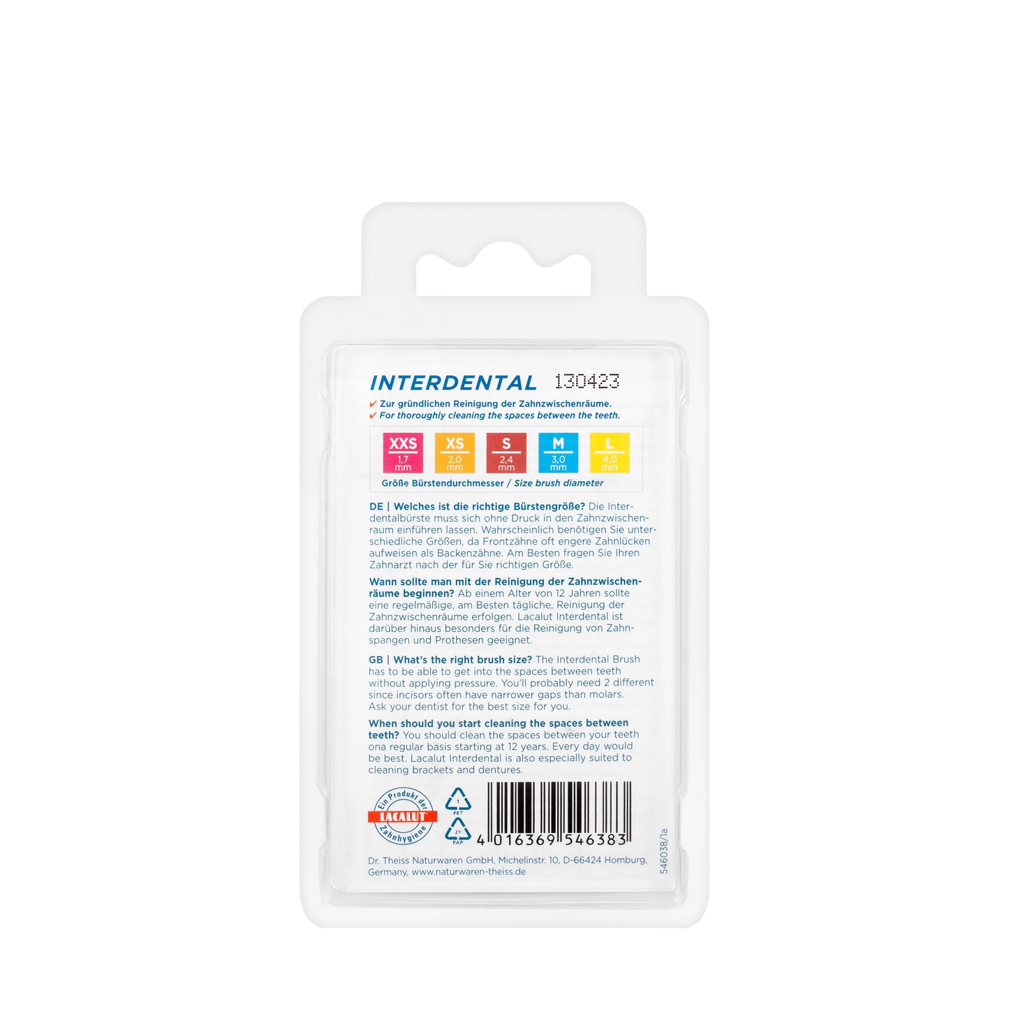 Lacalut Interdental Brush 4mm -Large (5Pieces)