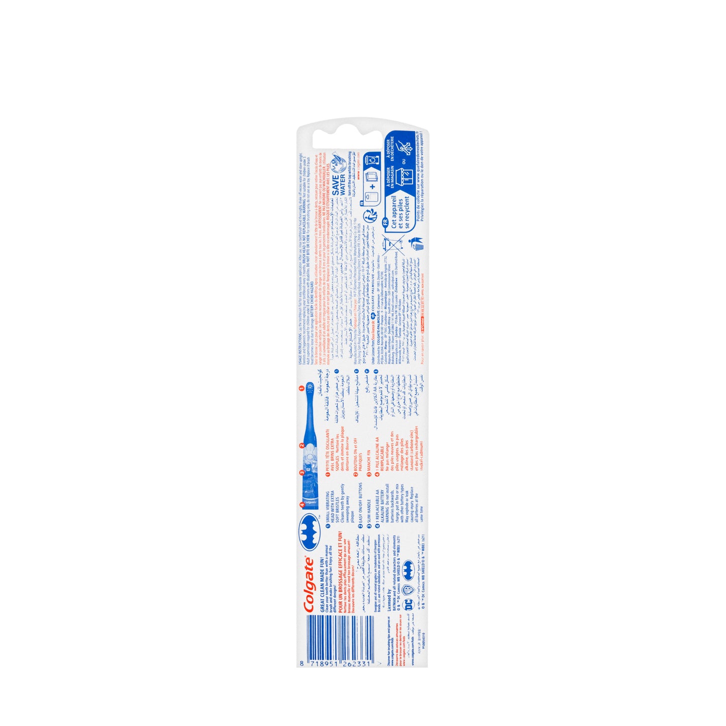 Colgate Toothbrush [ Batman ] +6years Extra soft
