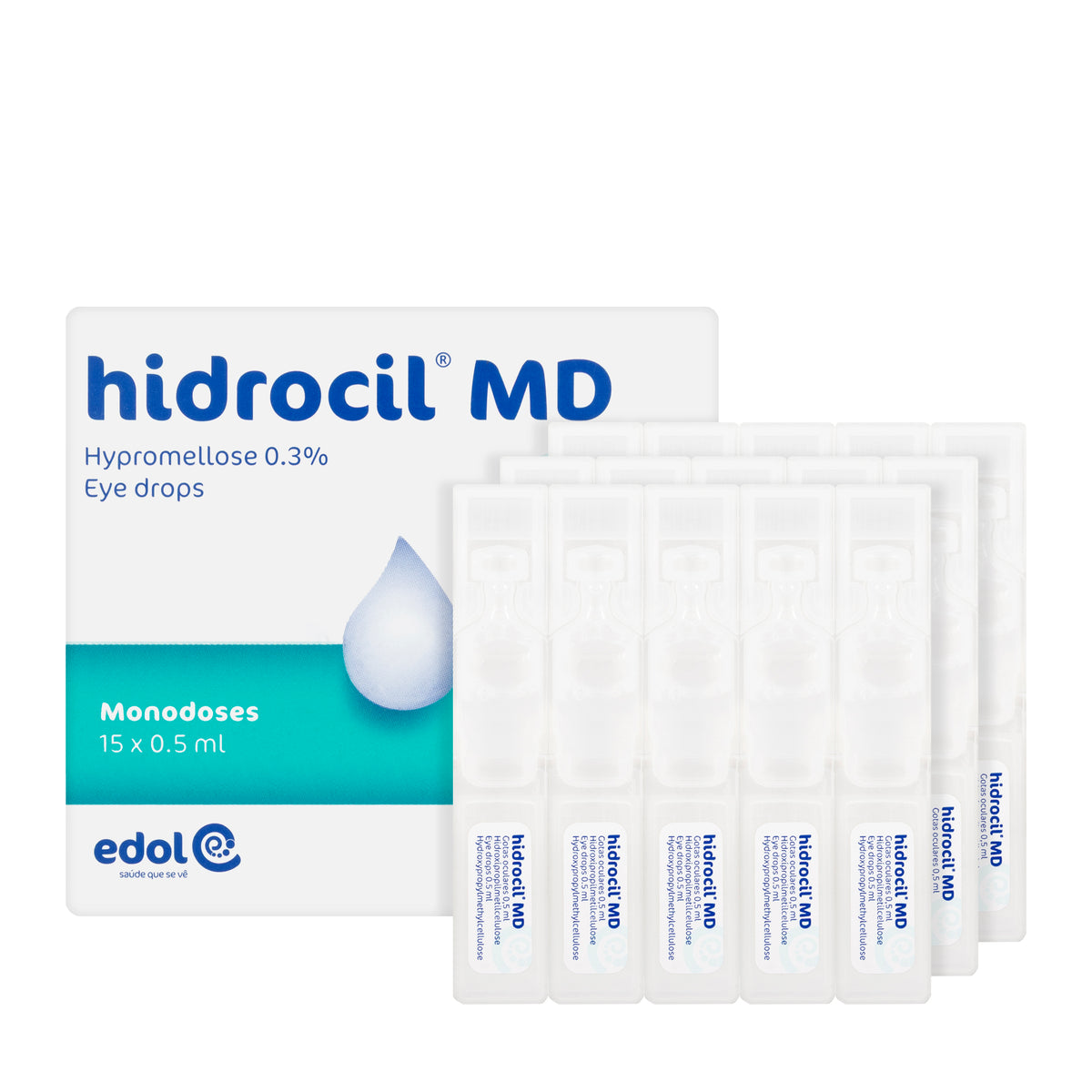 Hidrocil Md Eye Drops 15X0.5Ml