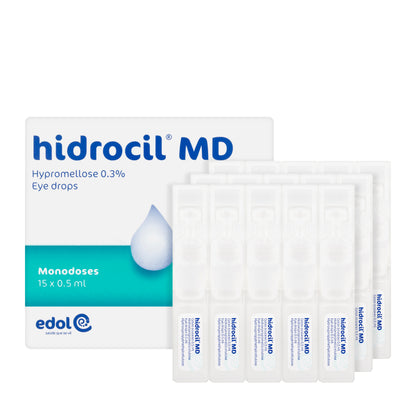 Hidrocil Md Eye Drops 15X0.5Ml