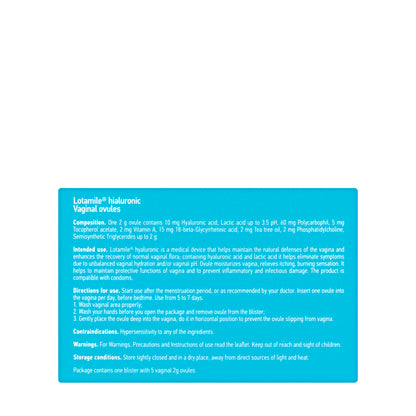 Lotamile Vaginal Ovules 5 Pieces