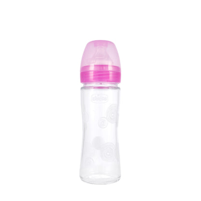 Chicco [287211] Well-Being Feeding Bottle Glass Girl 0 M+ 240 Ml