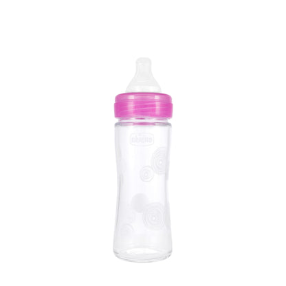 Chicco [287211] Well-Being Feeding Bottle Glass Girl 0 M+ 240 Ml