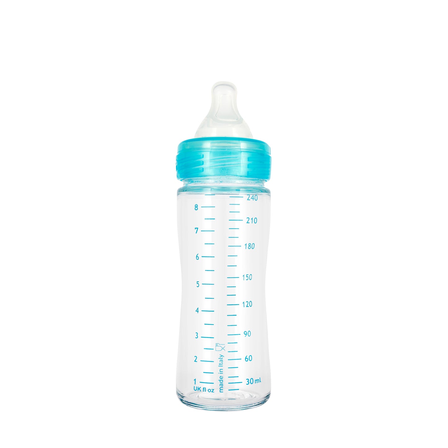 Chicco [287212] Well-Being Feeding Bottle Glass  0 M+ Boy 240 Ml