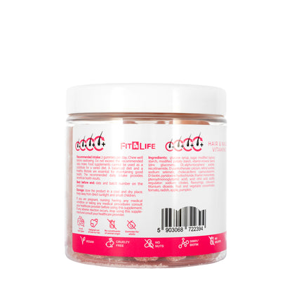 Unicorn Hair Volume Hair & Nails Vitamins Gummies 300g