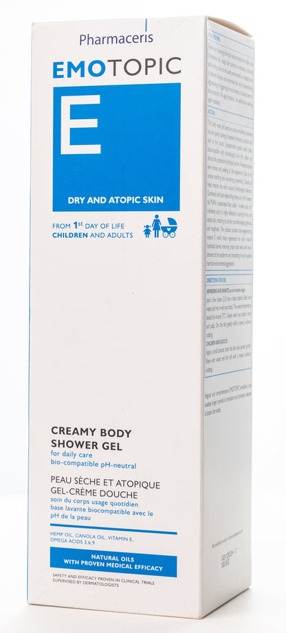 Pharmaceris E Emotopic Creamy Body Shower Gel for Dry and Atopic Skin 400 Ml